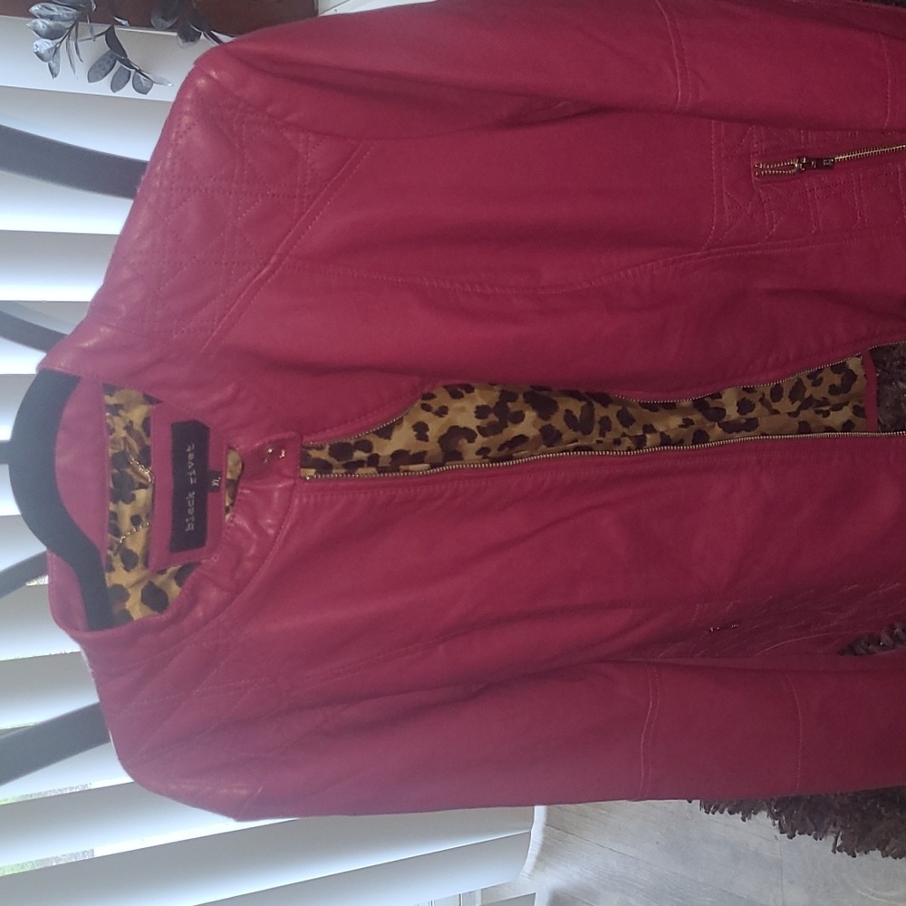 Soft perfect leather alternative jacket.